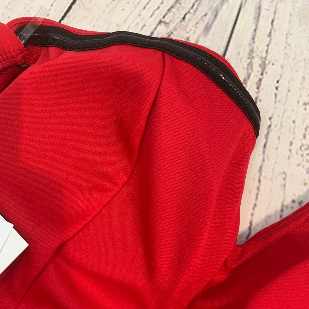 Three Pink Hearts NEW strapless red dress - Picture 7 of 8